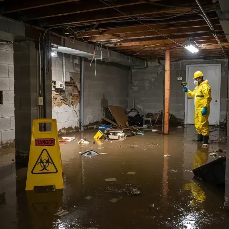 Flooded Basement Electrical Hazard in Littleton, CO Property